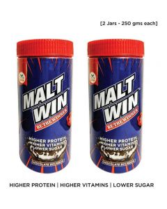 Maltwin Nutrition Health Drink for Kids 100% Malted Barley 2 x 250g Jar