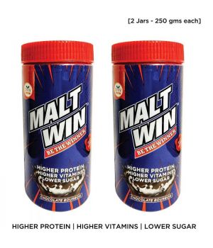 Maltwin Nutrition Health Drink for Kids 100% Malted Barley 2 x 250g Jar